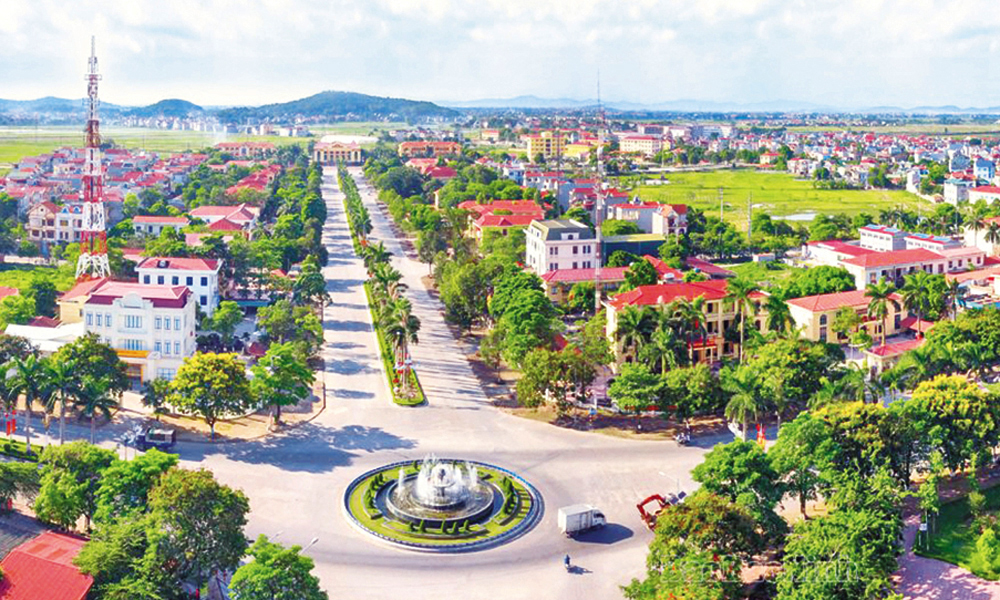 Trung tâm xã Gia Bình.